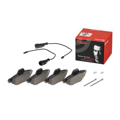 Brembo Front Brake Pads Ford Ka / Fiat 500 (08-) *2 Wear Sensors* | P24147 | Euro Car Parts - Thumbnail 2