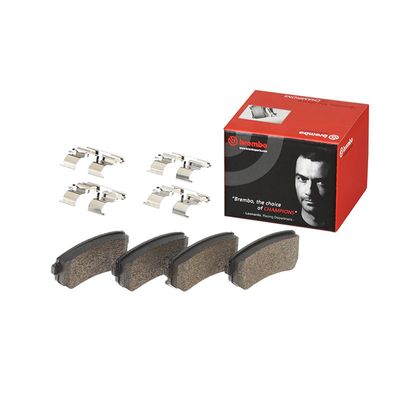 Brembo Rear Brake Pads Hyundai Ix35 (01/10 -) *w/o Spring Holes* | P30051 | Euro Car Parts - Thumbnail 2