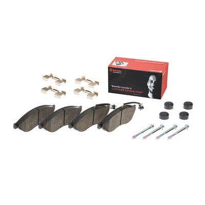 Brembo Front Brake Pads Fiat Ducato (07/06 -) 2 Wear Indicators | P23143 | Euro Car Parts - Thumbnail 2