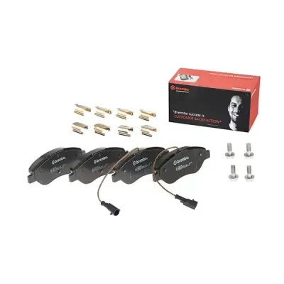 Brembo Front Brake Pads Fiat Bravo (07/10 -) 2 Wear Indicators | P23145 | Euro Car Parts
