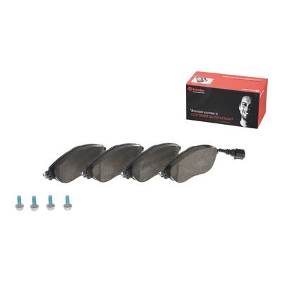 Brembo Front Brake Pads A3 / Passat Sharan (10-) 314Mm Disc *inc Sens* | P85131 | Euro Car Parts - Thumbnail 2