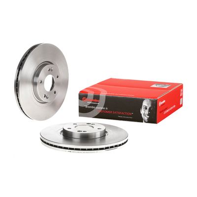 Brembo Front Brake Disc Hyundai Santa Fe (09-) 321Mm (V) | 09.b614.10 | Euro Car Parts - Thumbnail 2