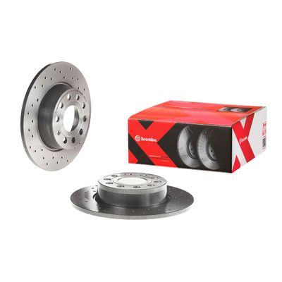 Brembo Xtra Drilled Disc Audi 272Mm Solid | 08.b413.1X | Euro Car Parts - Thumbnail 2