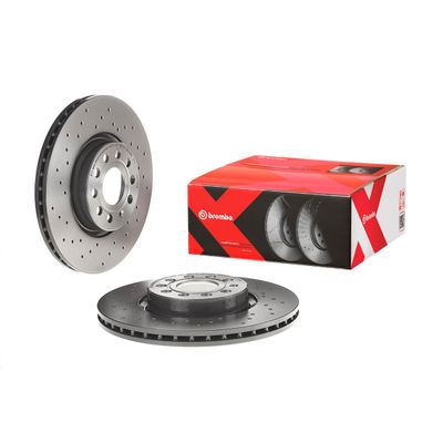 Brembo Xtra Drilled Disc Audi 312Mm Vented | 09.9772.1X | Euro Car Parts - Thumbnail 2