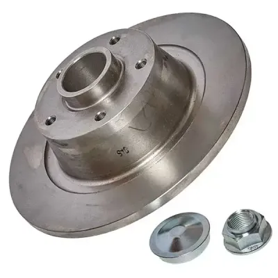 Brembo Rear Brake Discs Renault Megane (2008 - ) (Non Grooved) | 08.a753.37 | Euro Car Parts