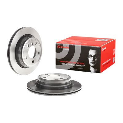 Brembo Rear Hc Disc Bmw 3 Series -F30 (11-) 300Mm (V) *w/o Sport Pk* | 09.b338.11 | Euro Car Parts - Thumbnail 2