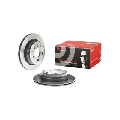 Brembo Rear Hc Disc Bmw 3 Series -F30 (11-) 300Mm (V) *w/o Sport Pk* | 09.b338.11 | Euro Car Parts