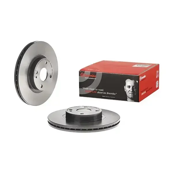 Brembo Front Brake Discs Mazda Mx5 00- 270Mm | 09.c136.11 | Euro Car Parts - Image 1