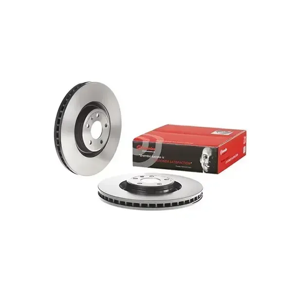 Brembo Front Brake Disc Audi A6 > A8 (10-) 356Mm (V) | 09.b971.11 | Euro Car Parts - Image 1
