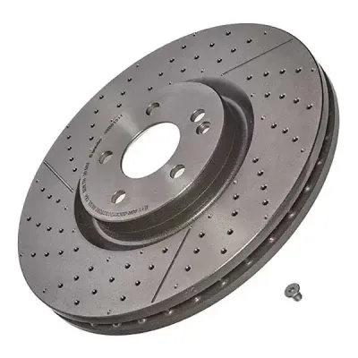 Brembo Front Hc Disc Merc A-Class Amg (13-) 350Mm (V) *drilled/pvt* | 09.b913.11 | Euro Car Parts