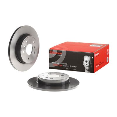 Brembo Rear Brake Disc Nissan Qashqai Ii (13-) 290Mm (S) | 08.c546.11 | Euro Car Parts - Thumbnail 2