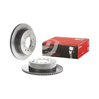 Brembo Rear Hc Disc Mitsubishi Shogun/pajero - Iv (07-) 332Mm (V) | 09.b637.11 | Euro Car Parts