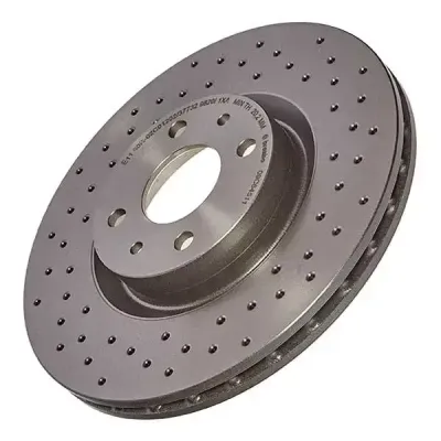 Brembo Front Disc Abarth 500 Series (08-) 284Mm (V) **drilled** | 09.c645.11 | Euro Car Parts