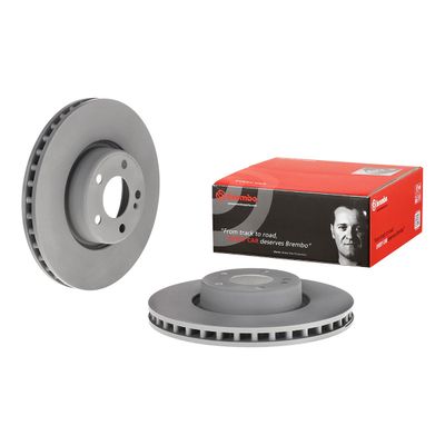 Brembo Front Hc Disc Mercedes C-Class W205 (14-) 318Mm (V) (Co-Cast) | 09.d527.13 | Euro Car Parts - Thumbnail 2