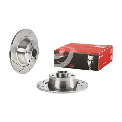 Brembo Rear Disc Renault Megane 250 Cup (09-) 290Mm (S) *grooved* | 08.a753.47 | Euro Car Parts