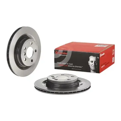 Brembo Rear Brake Disc Bmw 2 Series Tourer (13-) 300Mm (V) | 09.c743.11 | Euro Car Parts