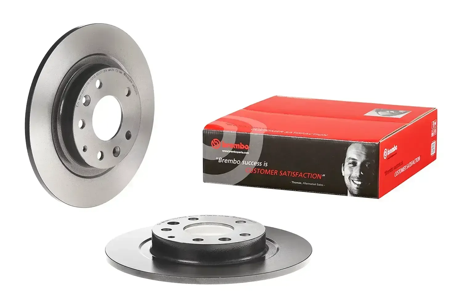 Brembo Rear Brake Disc Mazda Cx-3 (15-) | 08.d222.11 | Euro Car Parts - Image 1
