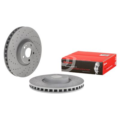 Brembo Front Brake Disc Mercedes Glc Amg (15-) *bonded Disc* | 09.d524.13 | Euro Car Parts - Thumbnail 2