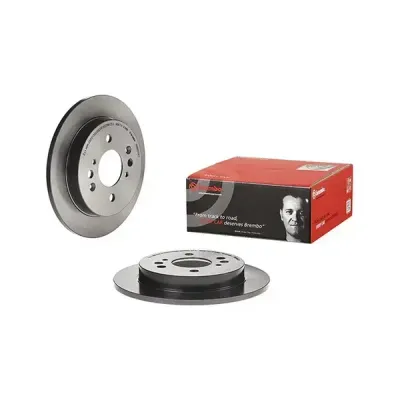 Brembo Rear Brake Disc Honda Jazz (239Mm) (S) (15 -) *check Inner Diameter* | 08.b602.21 | Euro Car Parts