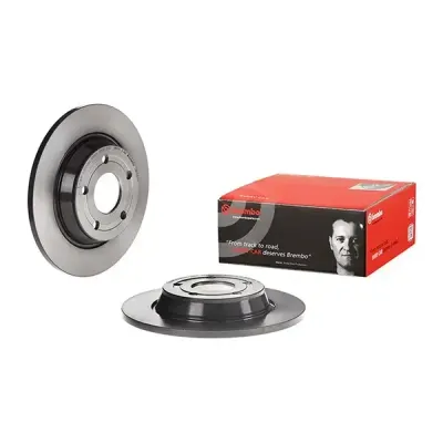 Brembo Rear Brake Disc Ford Focus (18 -) 271Mm | 08.d864.11 | Euro Car Parts