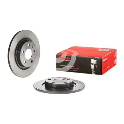 Brembo Rear Brake Disc Volvo Xc40 (280Mm) (17 -) | 08.d893.11 | Euro Car Parts
