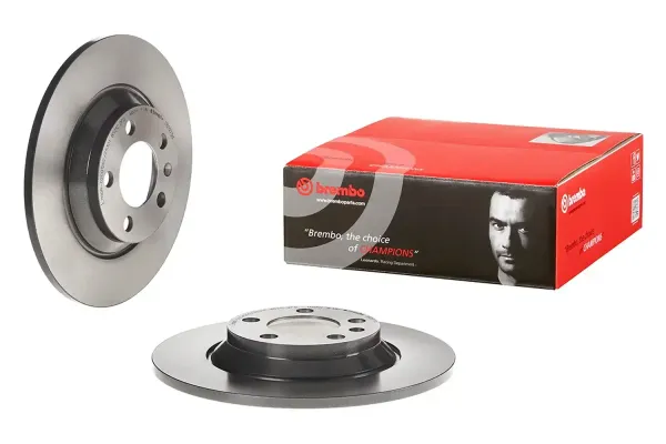 Brembo Rear Brake Disc Vw Polo (Aw1 Bz1) (272Mm) (17-) | 08.d973.11 | Euro Car Parts