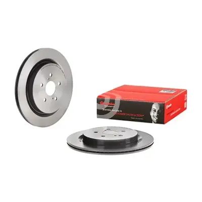 Brembo Rear Hc Brake Disc Lexus Rx (15-) (V) *338Mm* | 09.e031.11 | Euro Car Parts