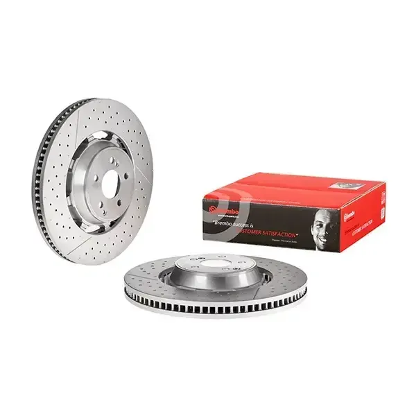 Brembo Front Composite Disc Mercedes C63Amg (16-) 390Mm (V) | 09.b848.33 | Euro Car Parts - Image 1
