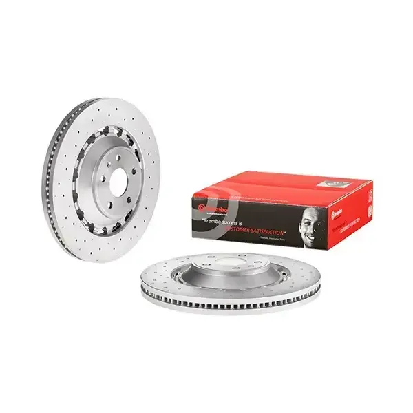 Brembo Front Composite Disc Rs3 5Dr Hatch (16-) 370X60Mm (V) *round* | 09.d174.33 | Euro Car Parts - Image 1