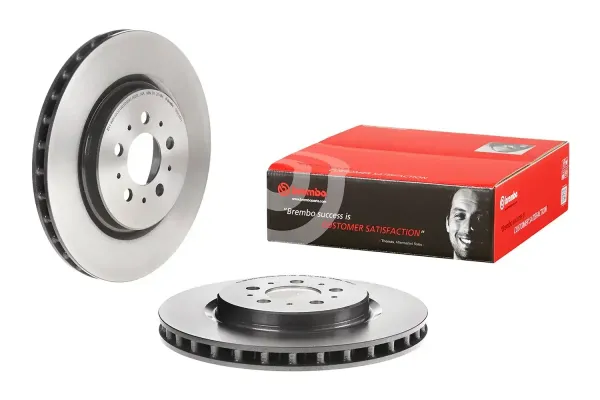 Brembo Rear Hc Disc Volvo S60 / V70 - 2.5Lt (03-) 330Mm (V) *awd* | 09.8615.11 | Euro Car Parts