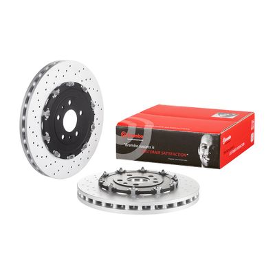 Brembo Front Hc Composite Disc Audi Rs4 (05-) 365Mm (V) *punched* | 09.9477.23 | Euro Car Parts - Thumbnail 2