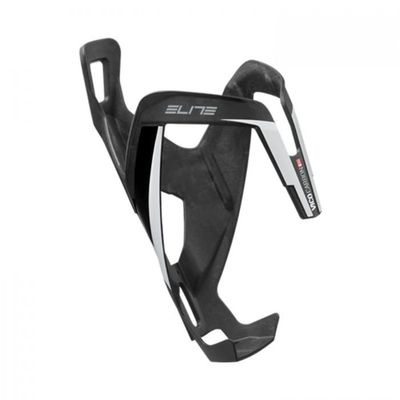 Elite Vico Carbon Bottle Cage - Matt Black / White