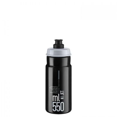 Elite Jet Water Bottle - 550ml, Black / Grey