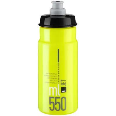 Elite Jet Water Bottle - 550ml, Yellow / Black - Thumbnail 2