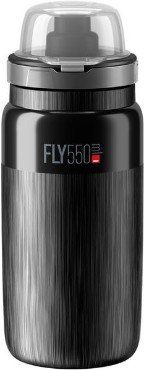 Elite Fly MTB Water Bottle - 550ml, Black / Grey