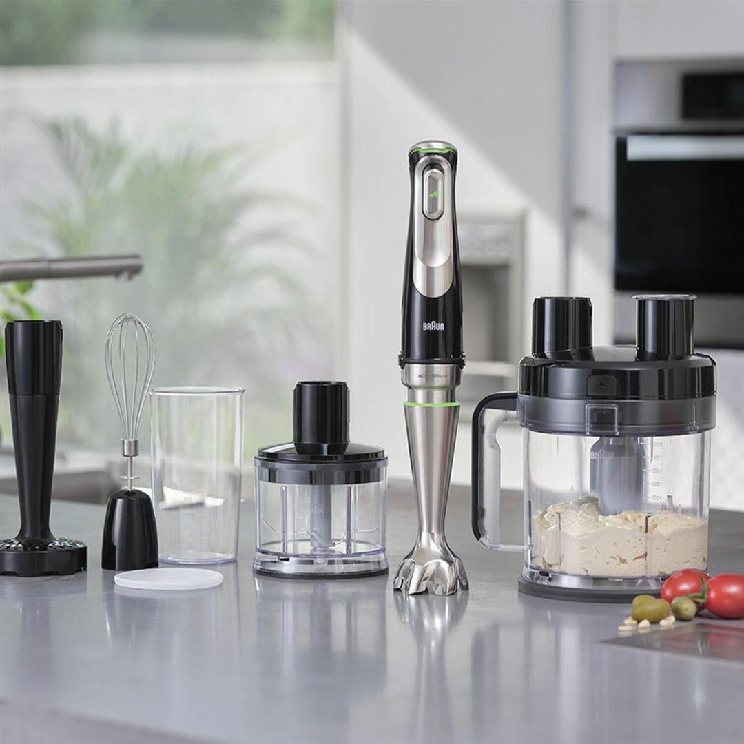 BRAUN MultiQuick 9 MQ9187XLI Hand Blender - Black, Black - Image 1