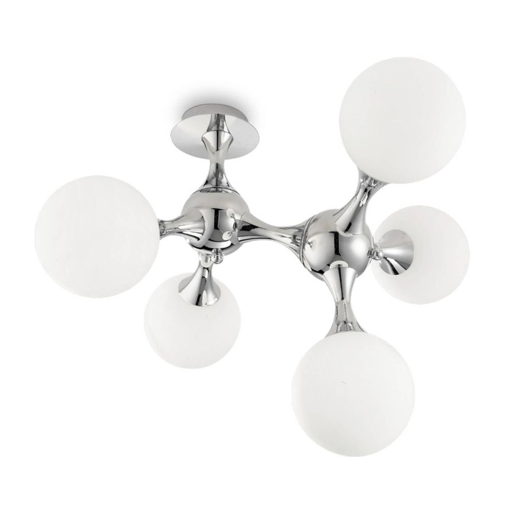 IDEAL LUX Nodi Bianco ceiling light 5-bulb E14 - Image 1