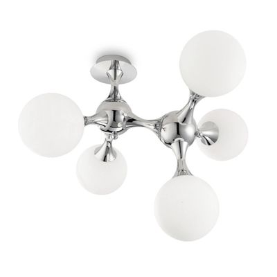 IDEAL LUX Nodi Bianco ceiling light 5-bulb E14