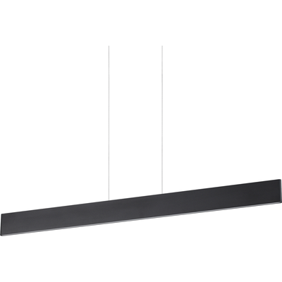 Ideal Lux LED hanging light Desk, black metal Length 102.5 cm - Thumbnail 2