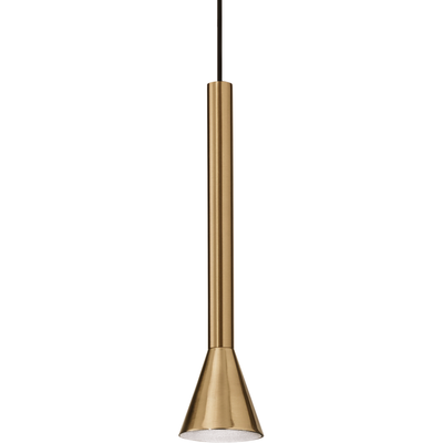 IDEAL LUX Diesis brass-coloured LED hanging light, Ø 6 cm, metal - Thumbnail 2