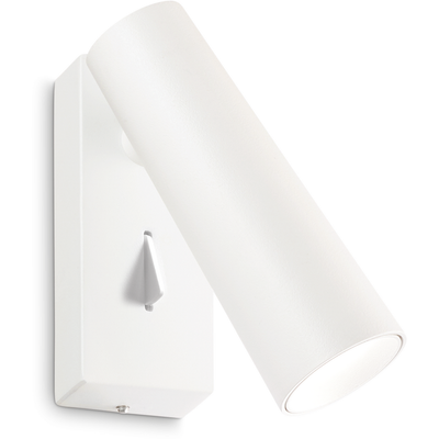 Ideal Lux Pipe LED wall lamp, adjustable, white - Thumbnail 2
