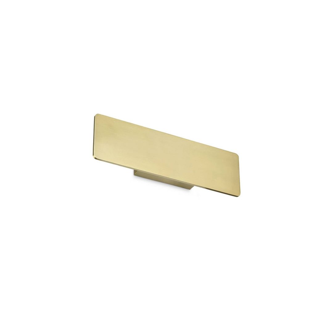 Ideal Lux LED wall lamp Zig Zap, width 29 cm, brass colour - Image 1