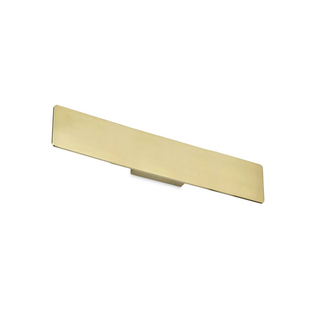Ideal Lux LED wall lamp Zig Zap, width 53 cm, brass-coloured - Image 1