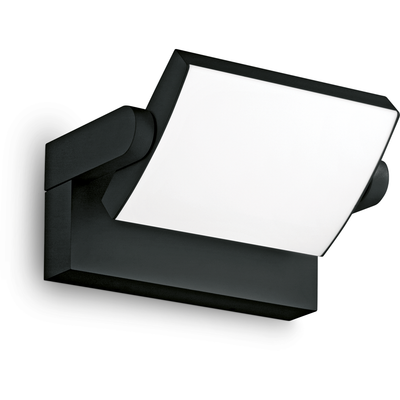 Ideal Lux Lighting SWIPE Wall Light Black - Black