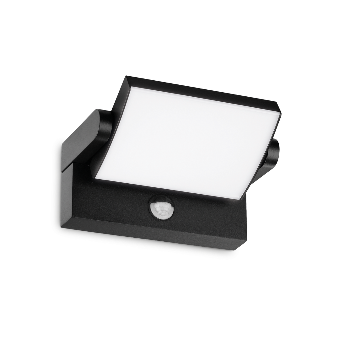 Ideal Lux Lighting SWIPE Motion Wall Light Black - Black - Image 1