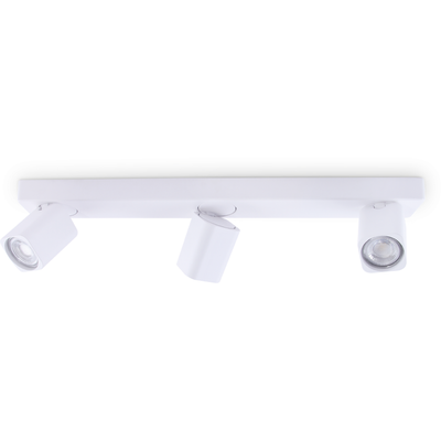 Ideal Lux Rudy Square downlight, white, 3-bulb, metal - Thumbnail 2