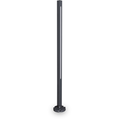 Ideal Lux Lighting JEDI Bollard Light Black - Black