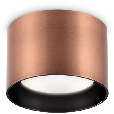 Ideal Lux Spike Round downlight, copper-coloured, aluminium, Ø 10 cm - Thumbnail 2