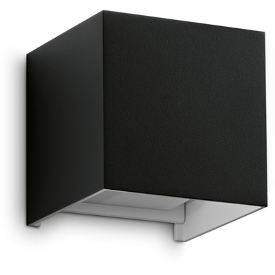 Ideal Lux Lighting Atom Wall Light Black E - Black