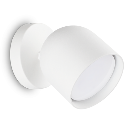 Ideal Lux wall light Dodo, white, 1-bulb, metal Ø 8.5 cm - Thumbnail 2